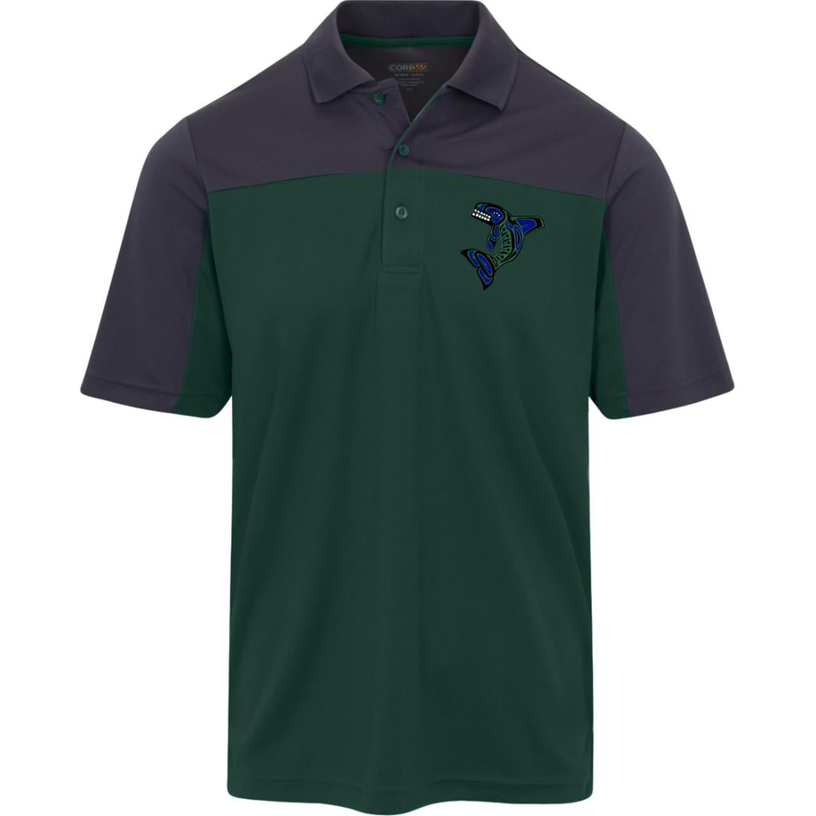 Seattle Orca Mens Balance Pique Polo