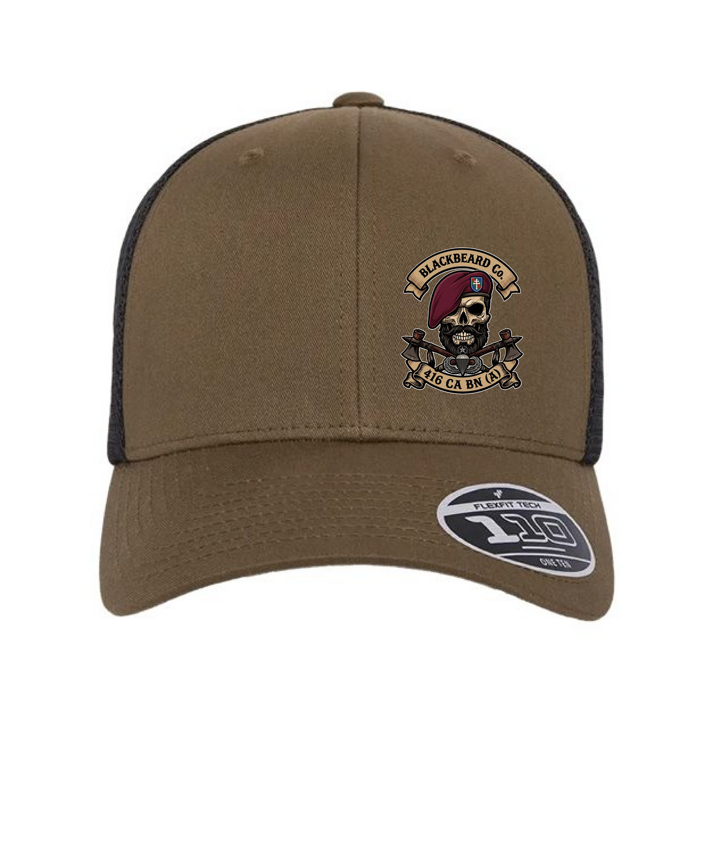 B/416 CA BN (A) Mesh-Back Trucker Hat