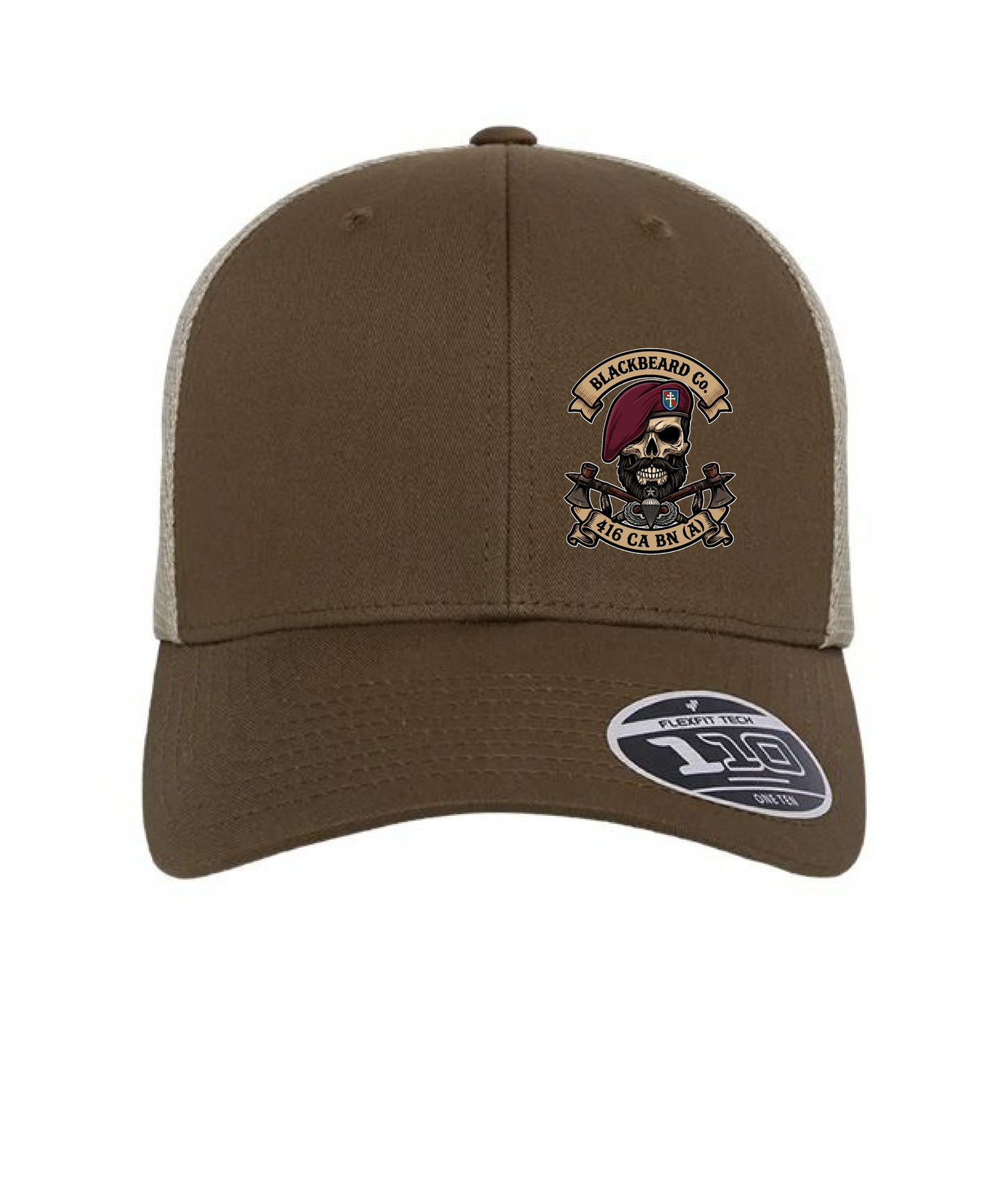 B/416 CA BN (A) Mesh-Back Trucker Hat