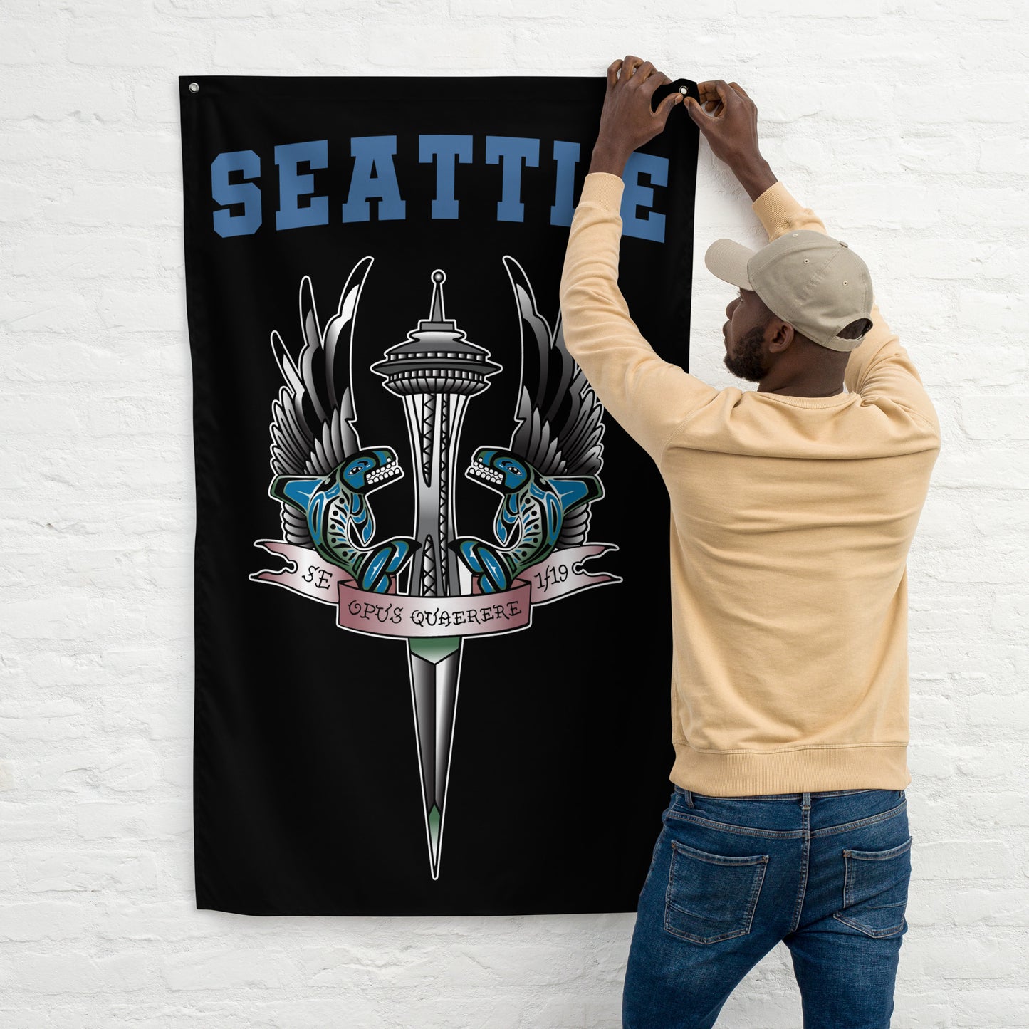 Seattle Logo Flag