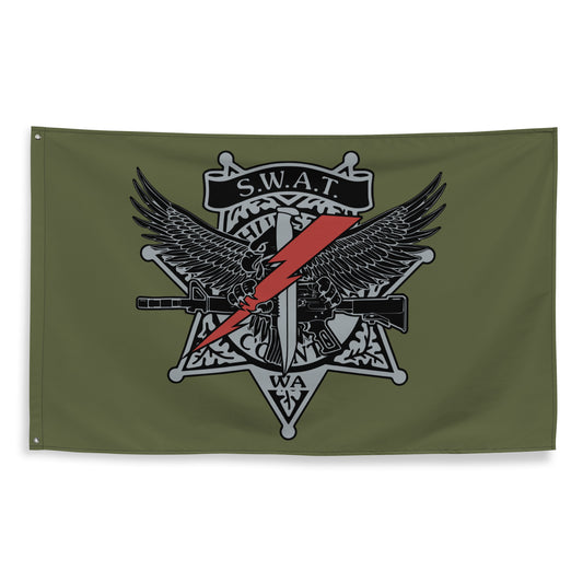 Thurston County SWAT Wall Flag