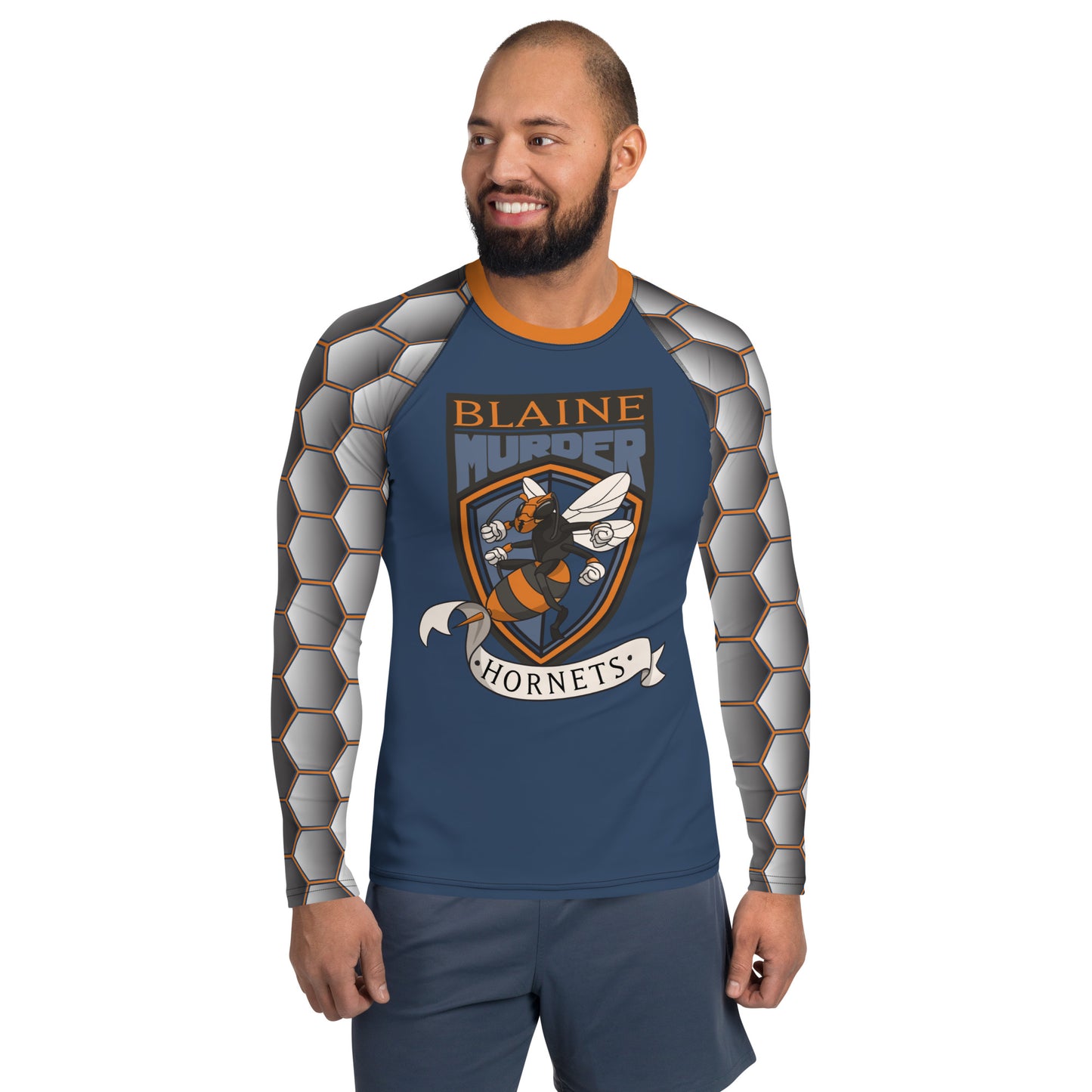 Blaine Murder Hornets Men's Rash Guard