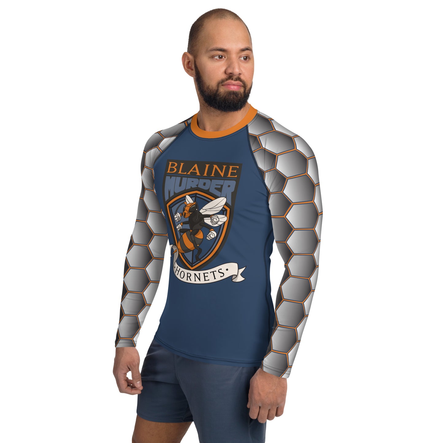 Blaine Murder Hornets Men's Rash Guard