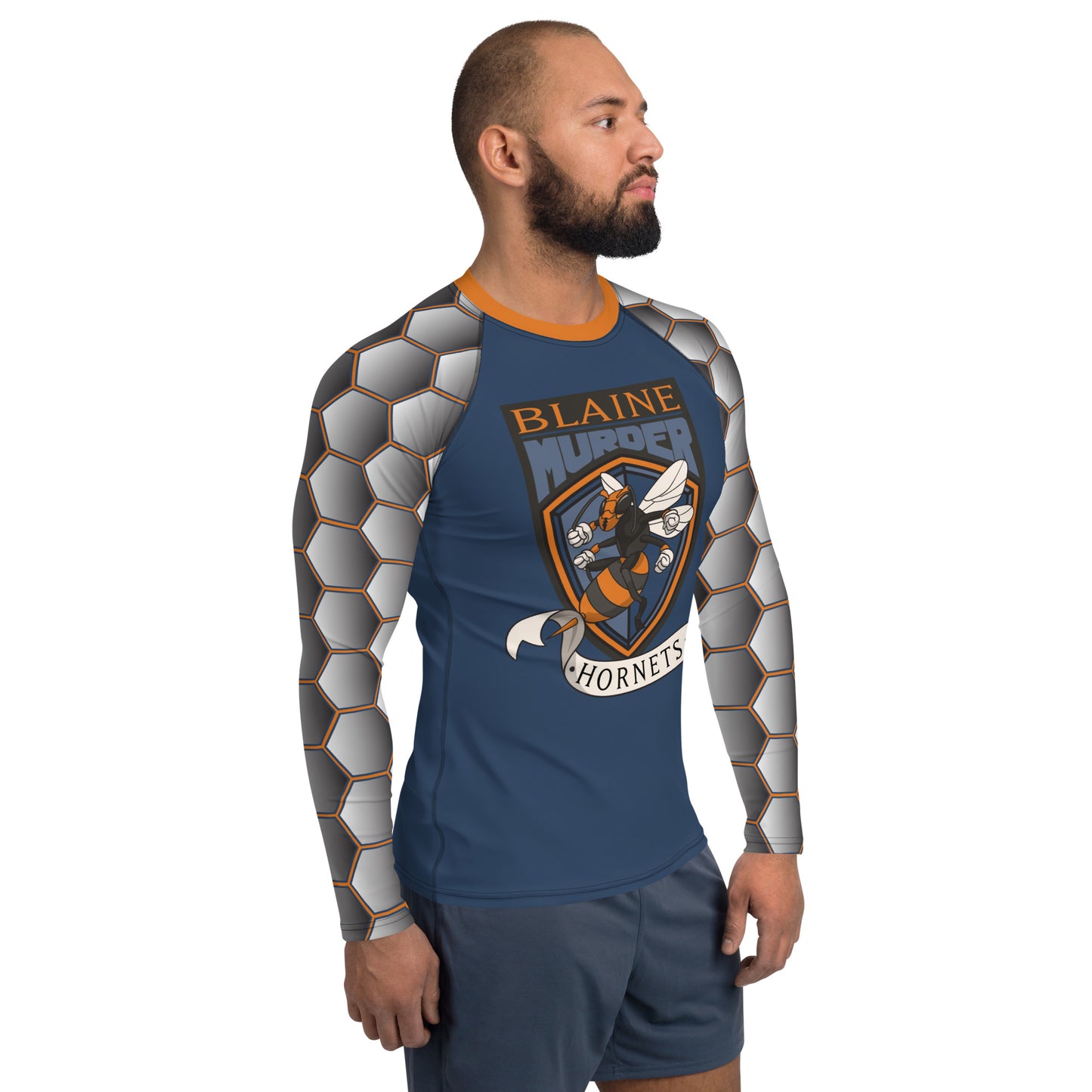 Blaine Murder Hornets Men's Rash Guard