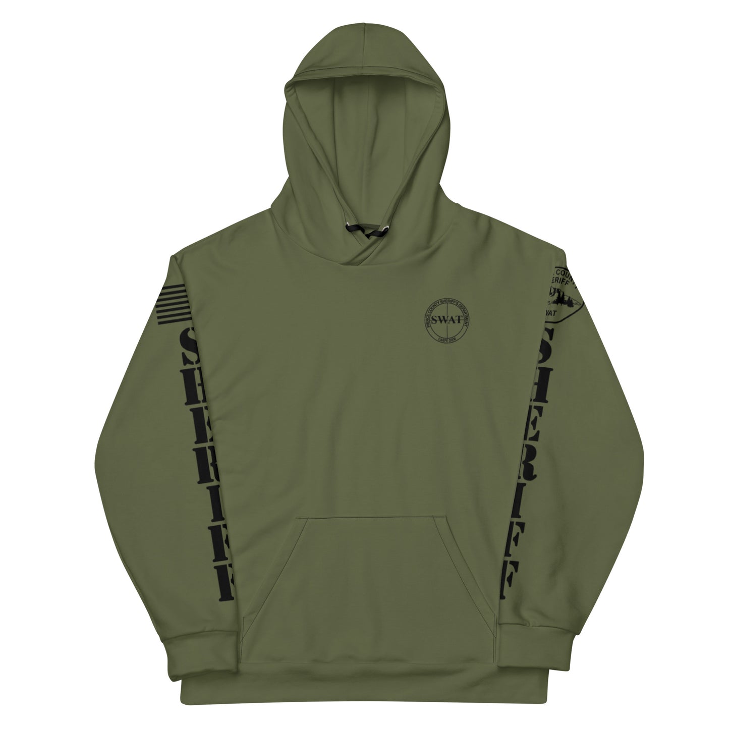 Pierce County Call Out Green Unisex Hoodie