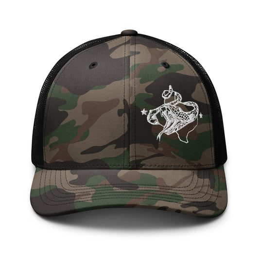 SA Logo Camouflage trucker hat