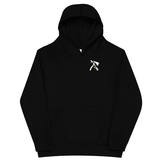 Kids Atlanta White Logo Fleece Premium Hoodie