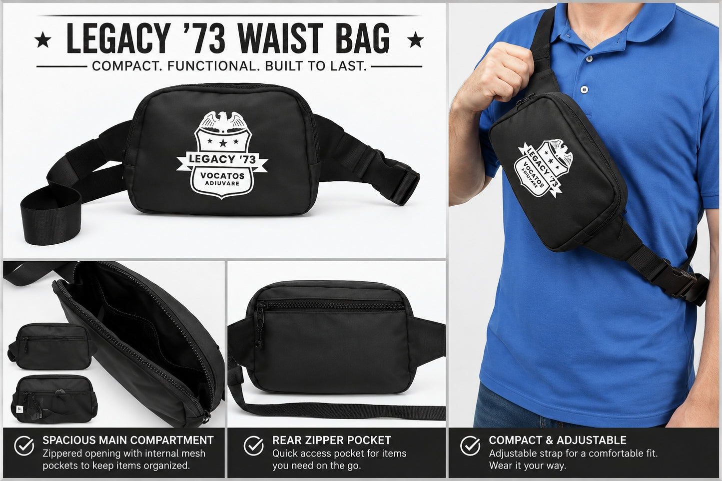 Legacy '73 HIT XL Anywhere Belt Bag