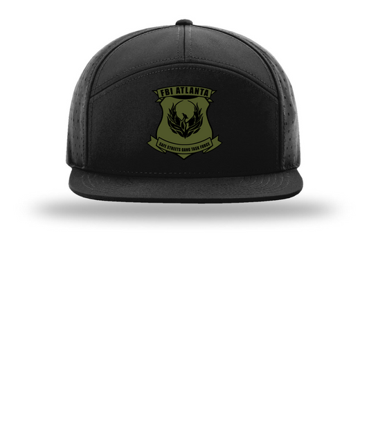 FBI Atlanta Task Force Richarson 7 Panel Flatbill Hat