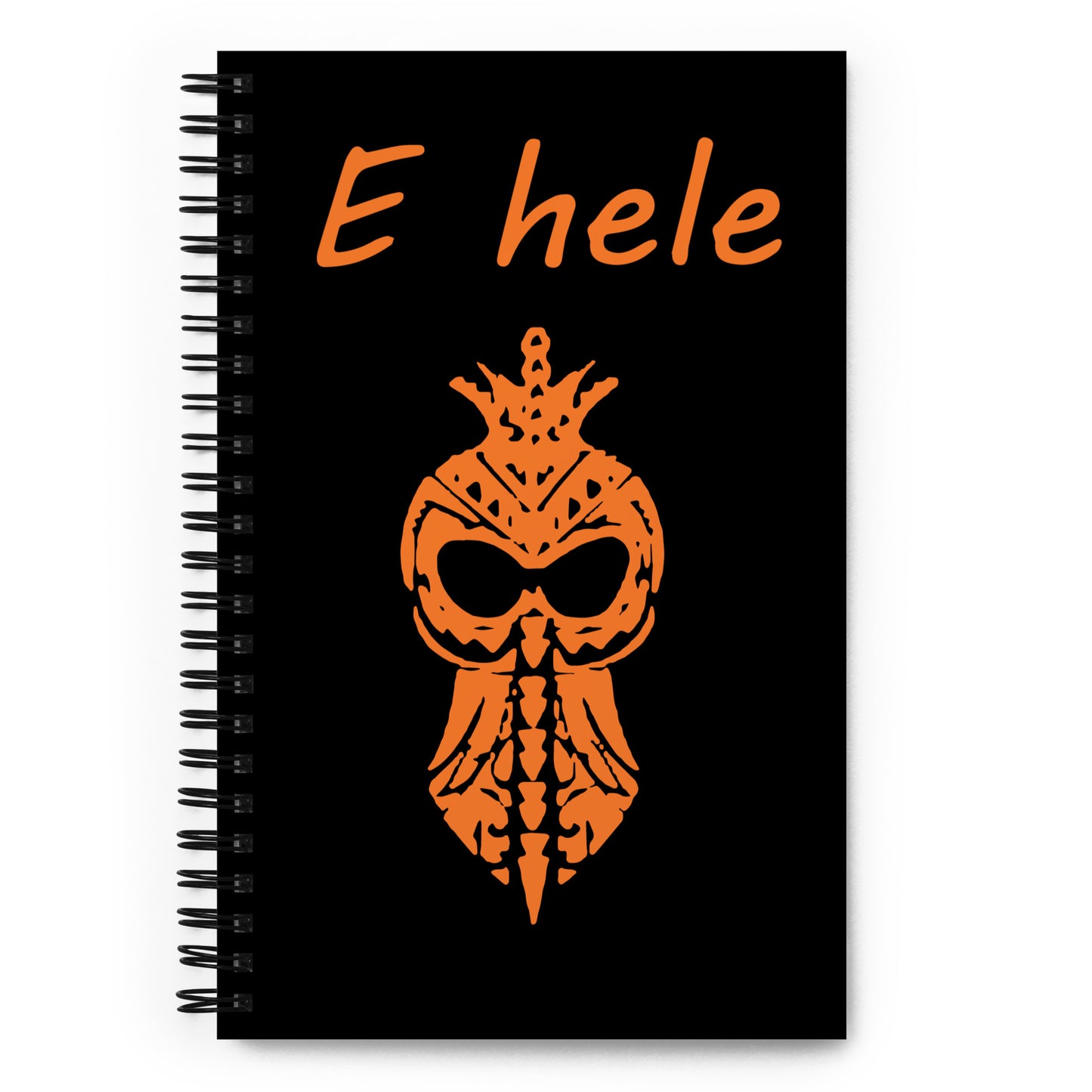 Hawaii Mask Spiral notebook