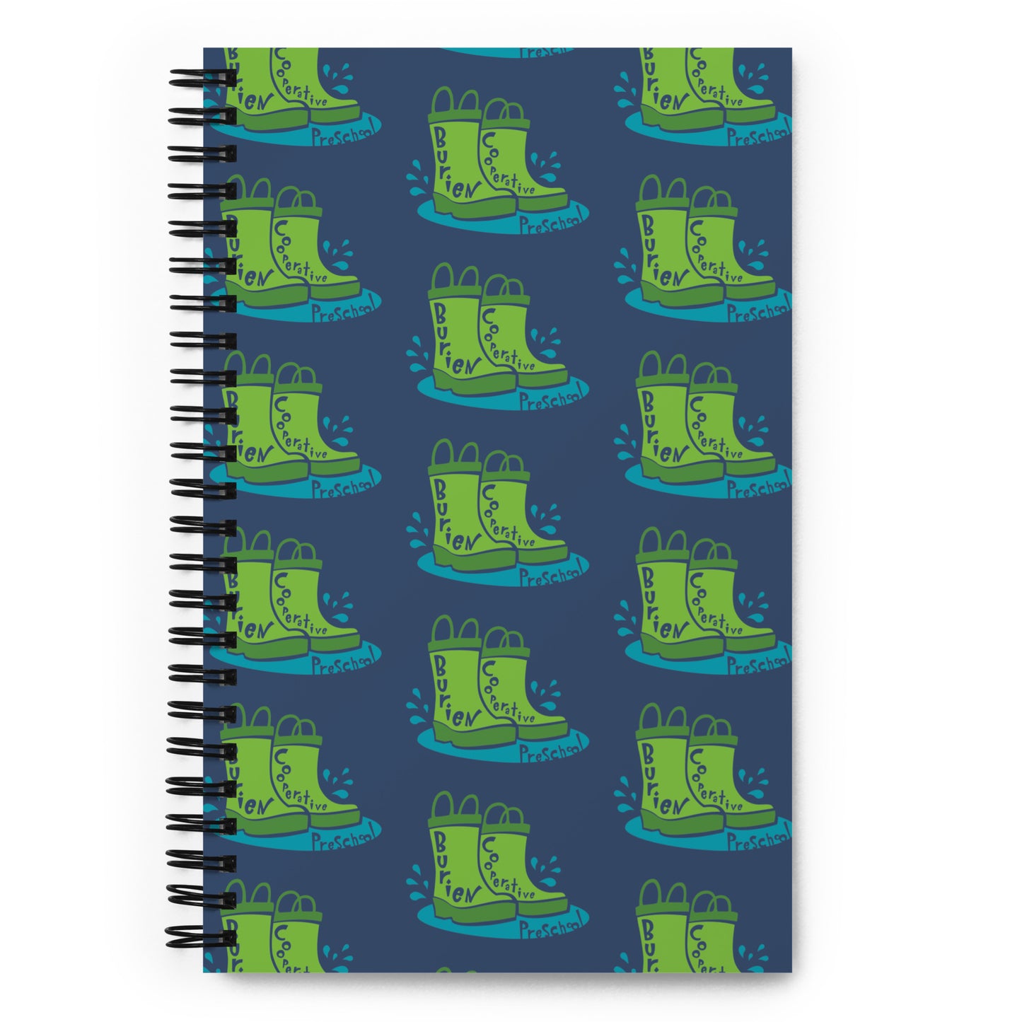 Burien Coop. Preschool Patterned Spiral notebook