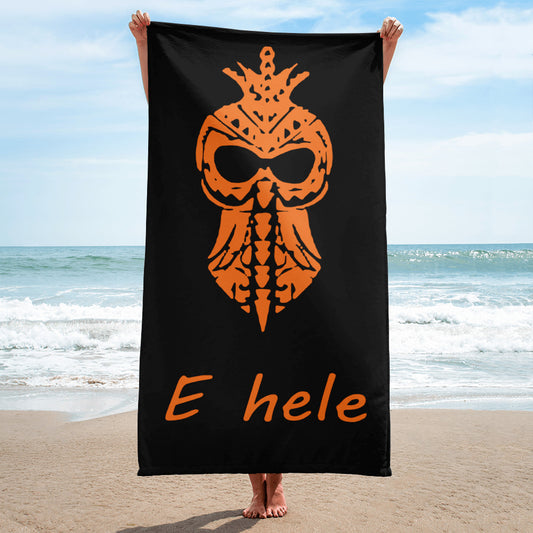 Hawaii Tribal E Hele Beach Towel